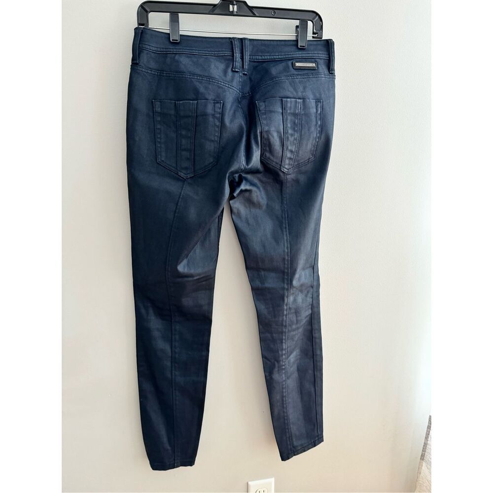 Burberry Brit Westbourne Skinny Ankle Slick Jeans, Size 31 - Picture 6 of 10